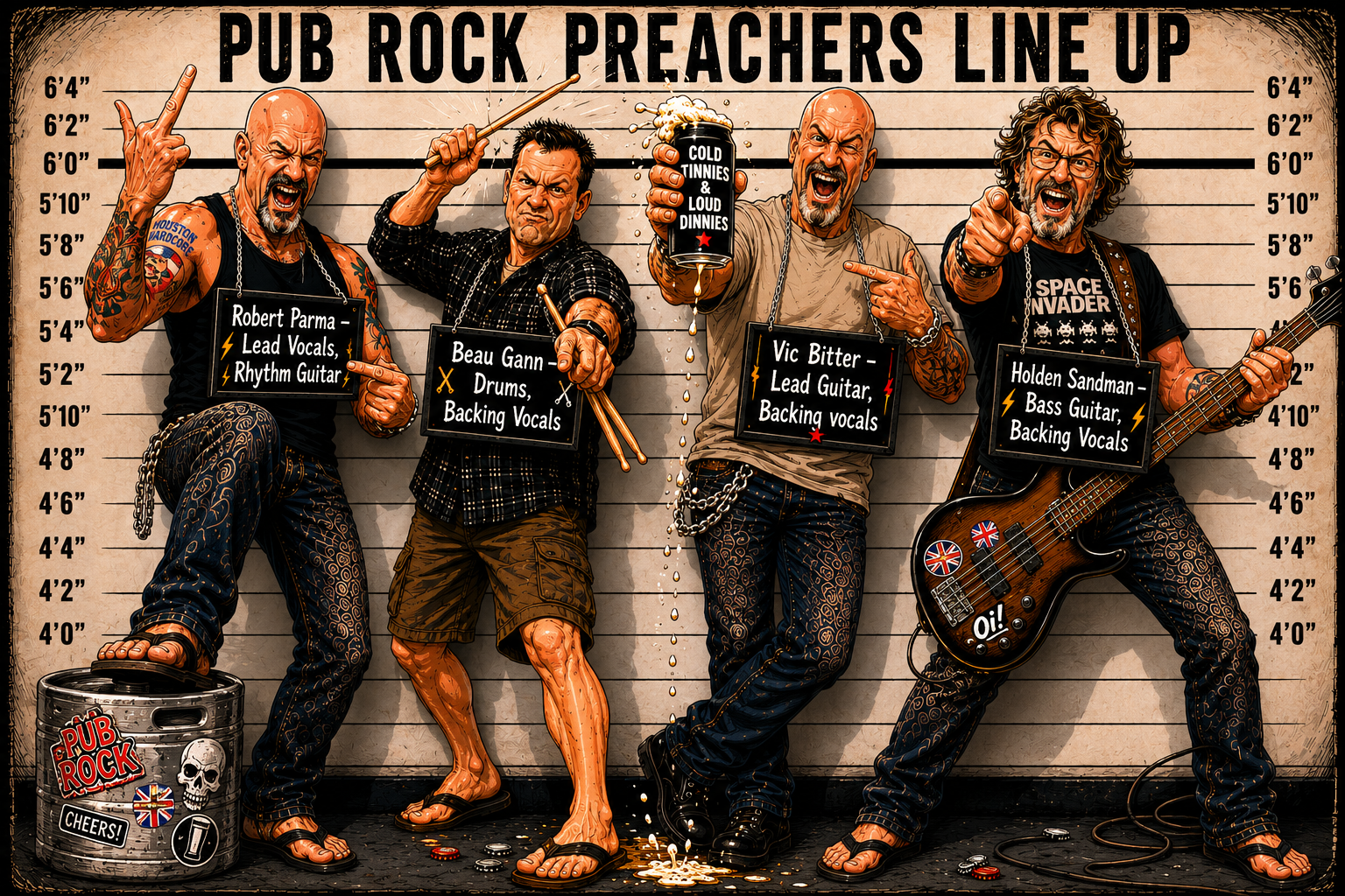 Pub Rock Preachers band